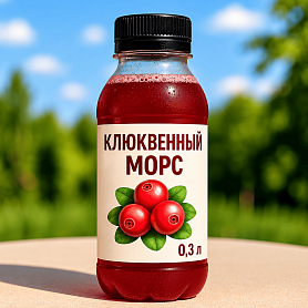 Морс Клюквенный 0,3л